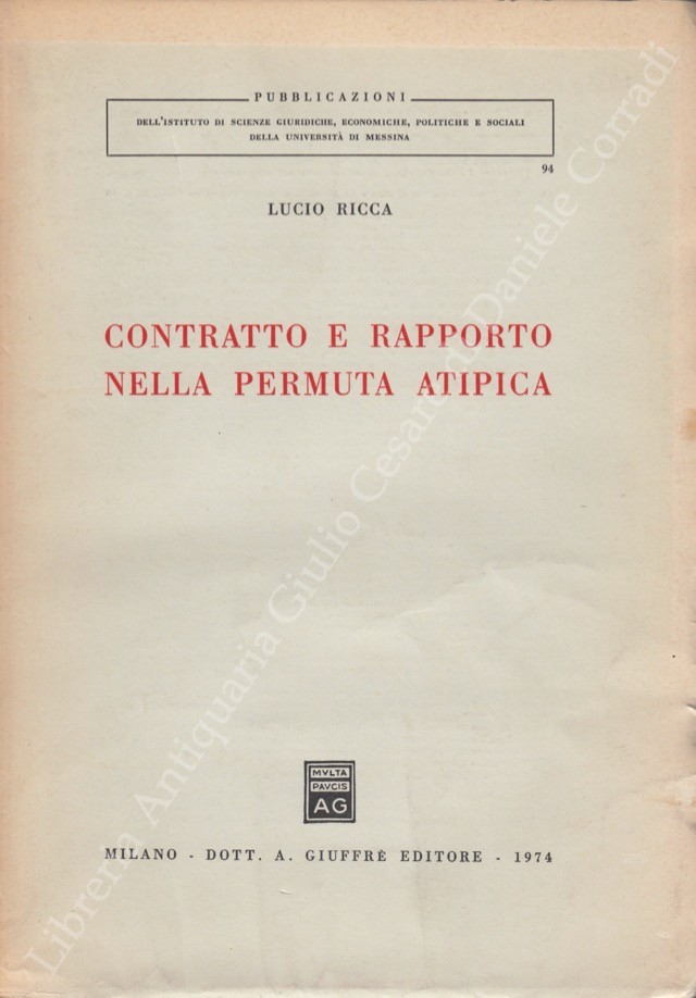 Contratto e rapporto nella permuta atipica