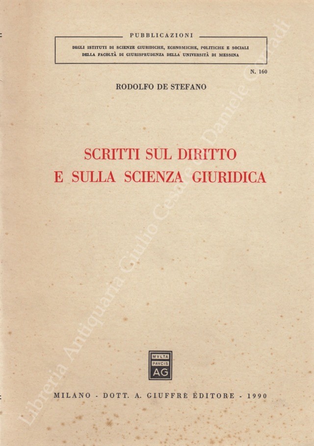 Scritti sul diritto e sulla scienza giuridica