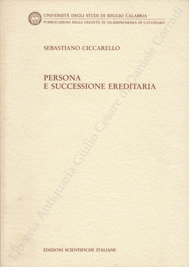 Persona e successione ereditaria