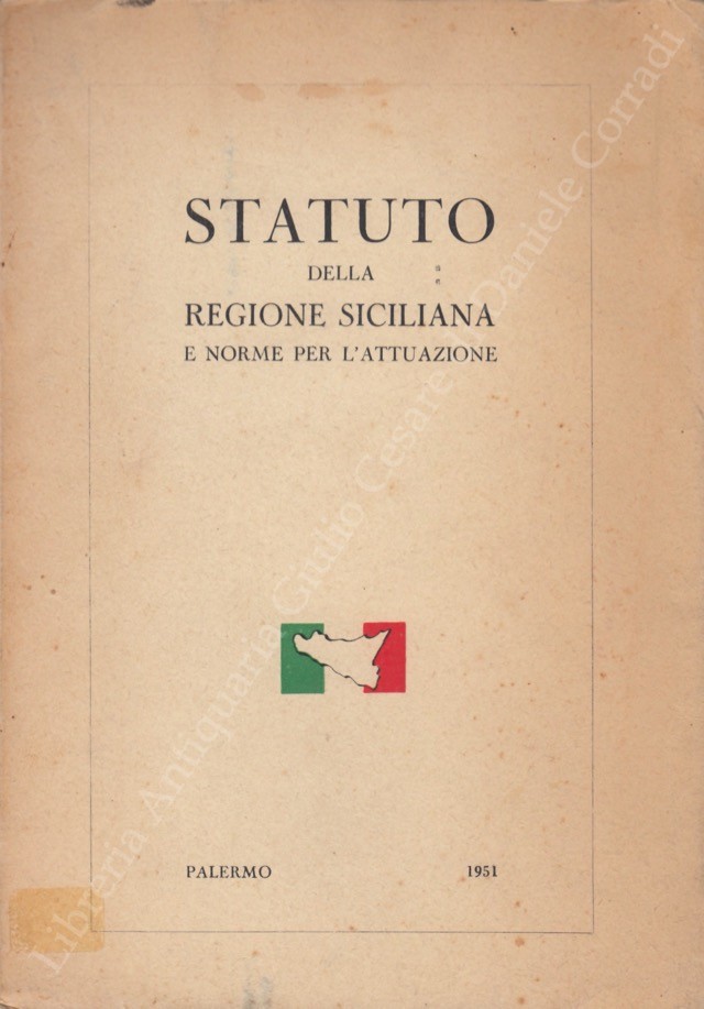 Lo Statuto della regione siciliana