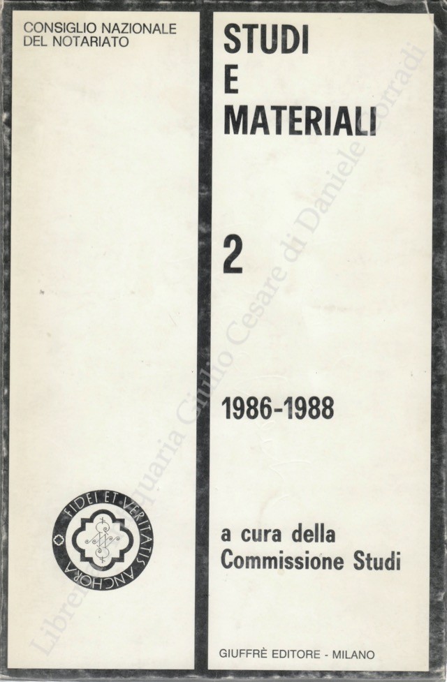 Studi e materiali. Vol. II - 1986-1988