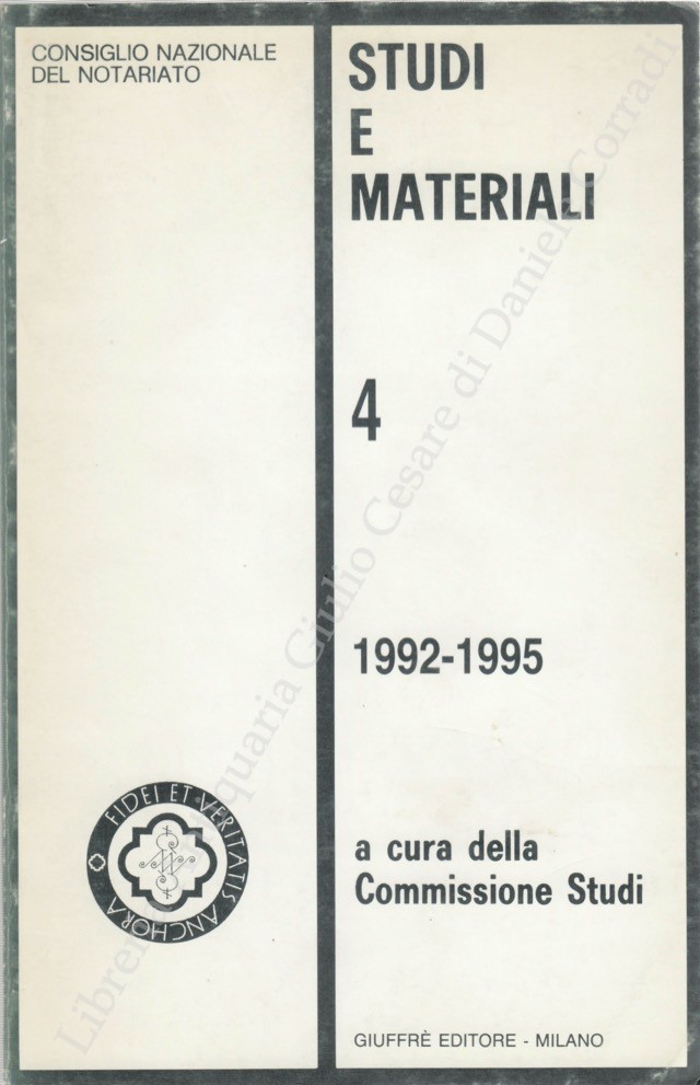 Studi e materiali. Vol. IV - 1992-1995