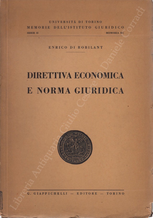 Direttiva economica e norma giuridica