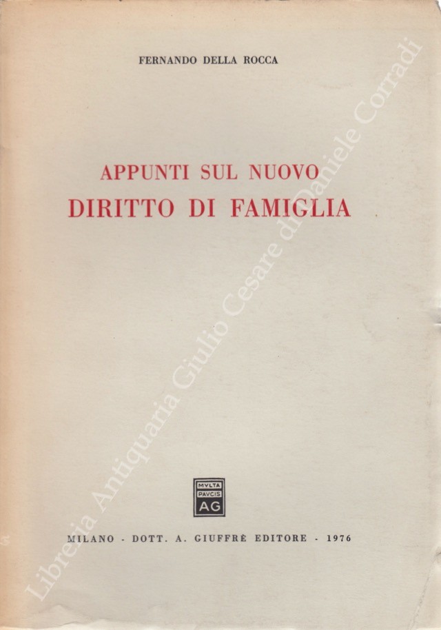 Appunti sul nuovo diritto di famiglia