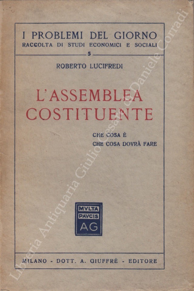L'assemblea costituente