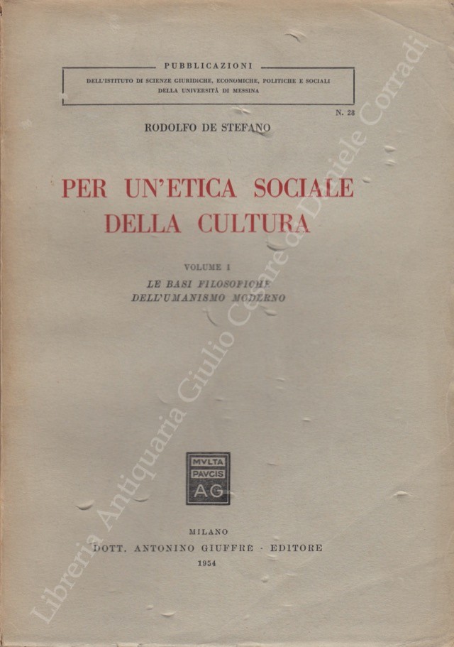 Per un'etica sociale della cultura