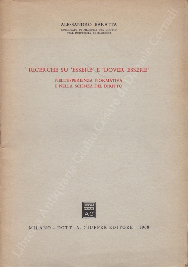 Ricerche su Essere e Dover essere
