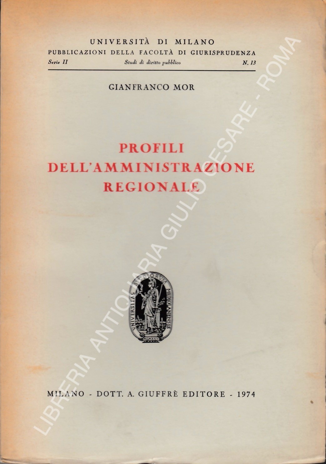 Profili dell'amministrazione regionale