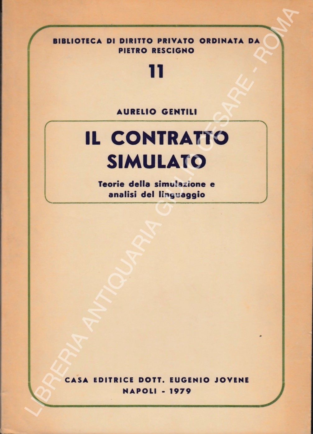 Il contratto simulato