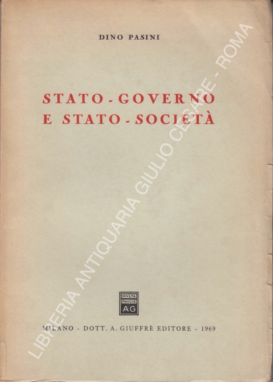 Stato-Governo e Stato-Società
