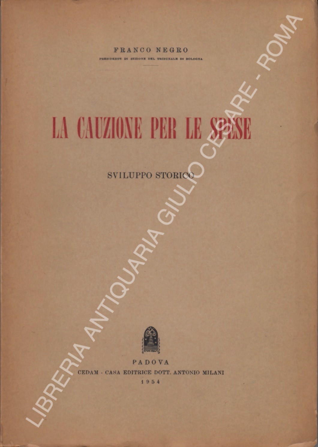 La cauzione per le spese