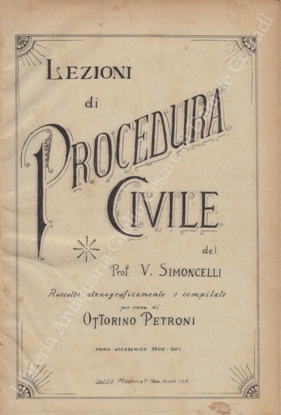 Lezioni di procedura civile