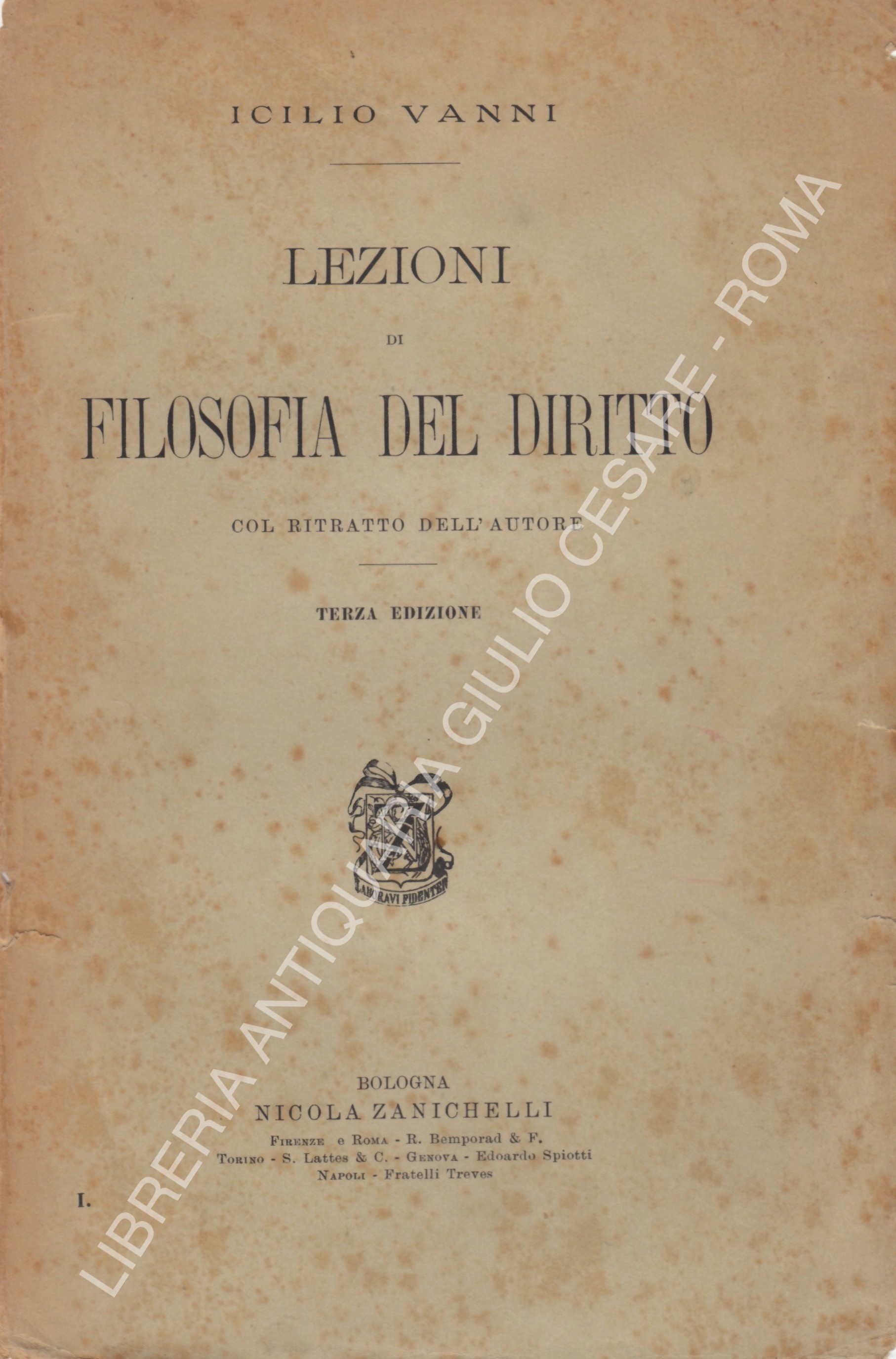 Lezioni di filosofia del diritto