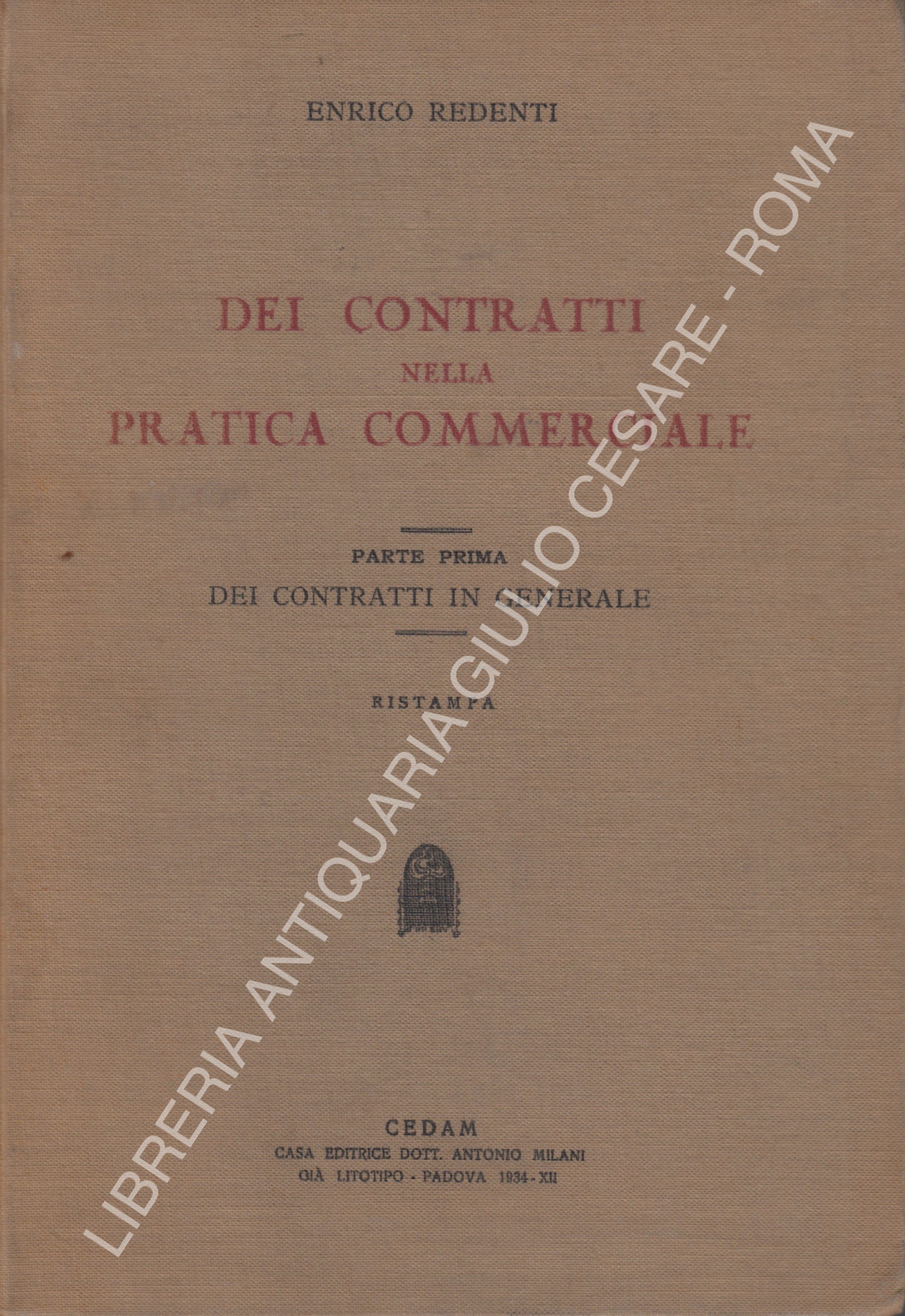 Dei contratti nella pratica commerciale