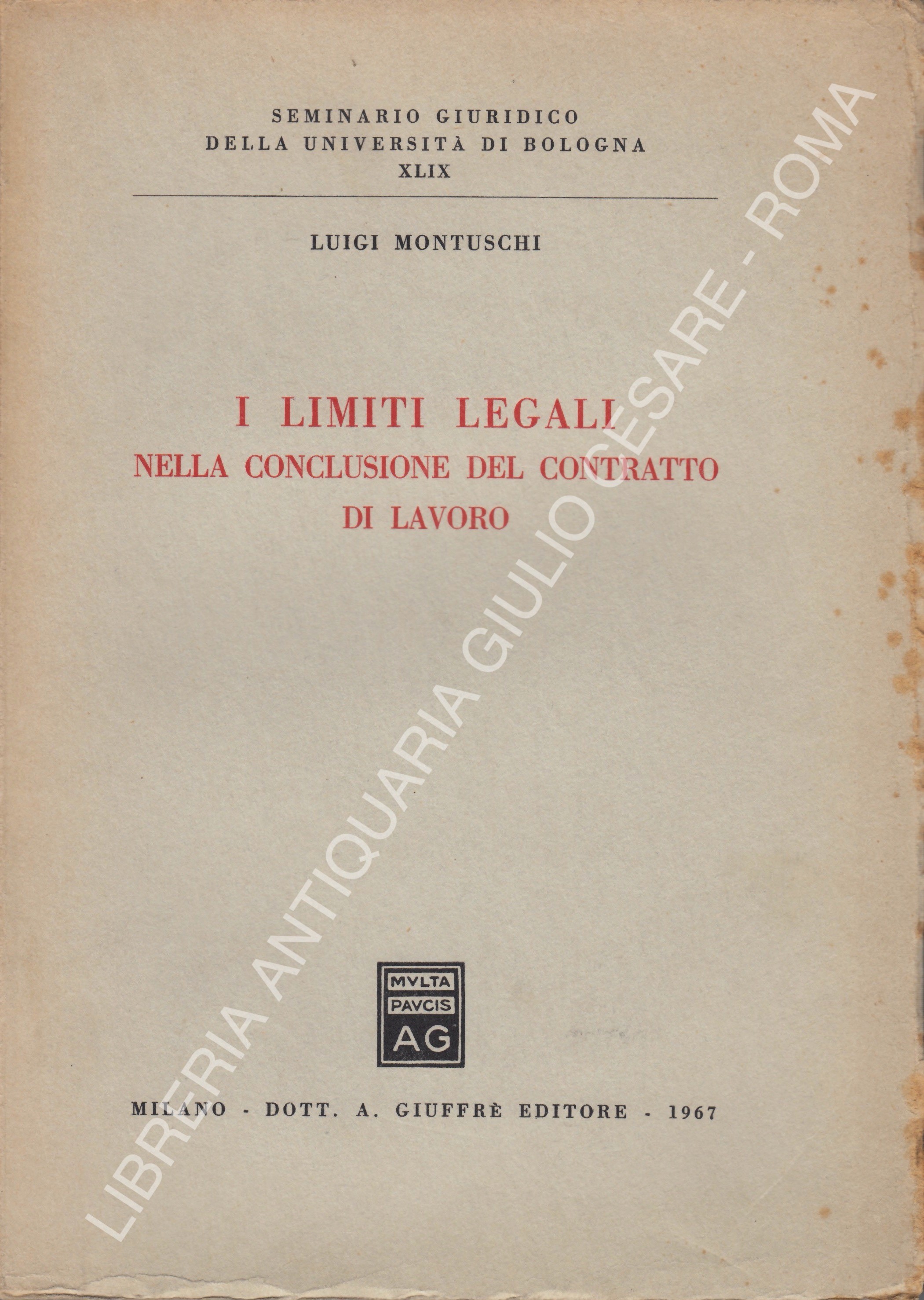 I limiti legali nella conclusione del contratto di lavoro