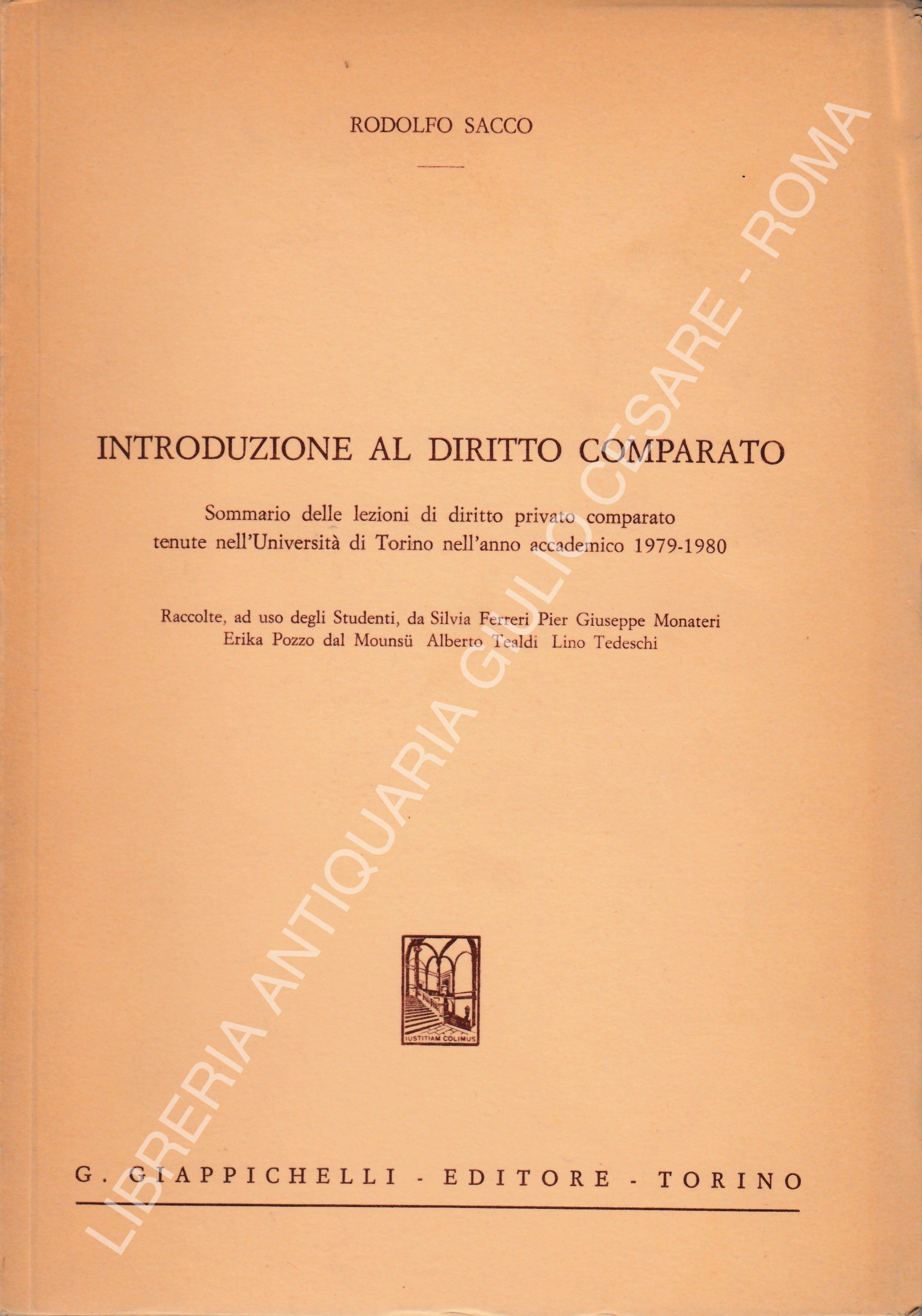 Introduzione al diritto comparato