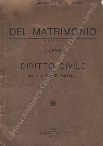 Del Matrimonio