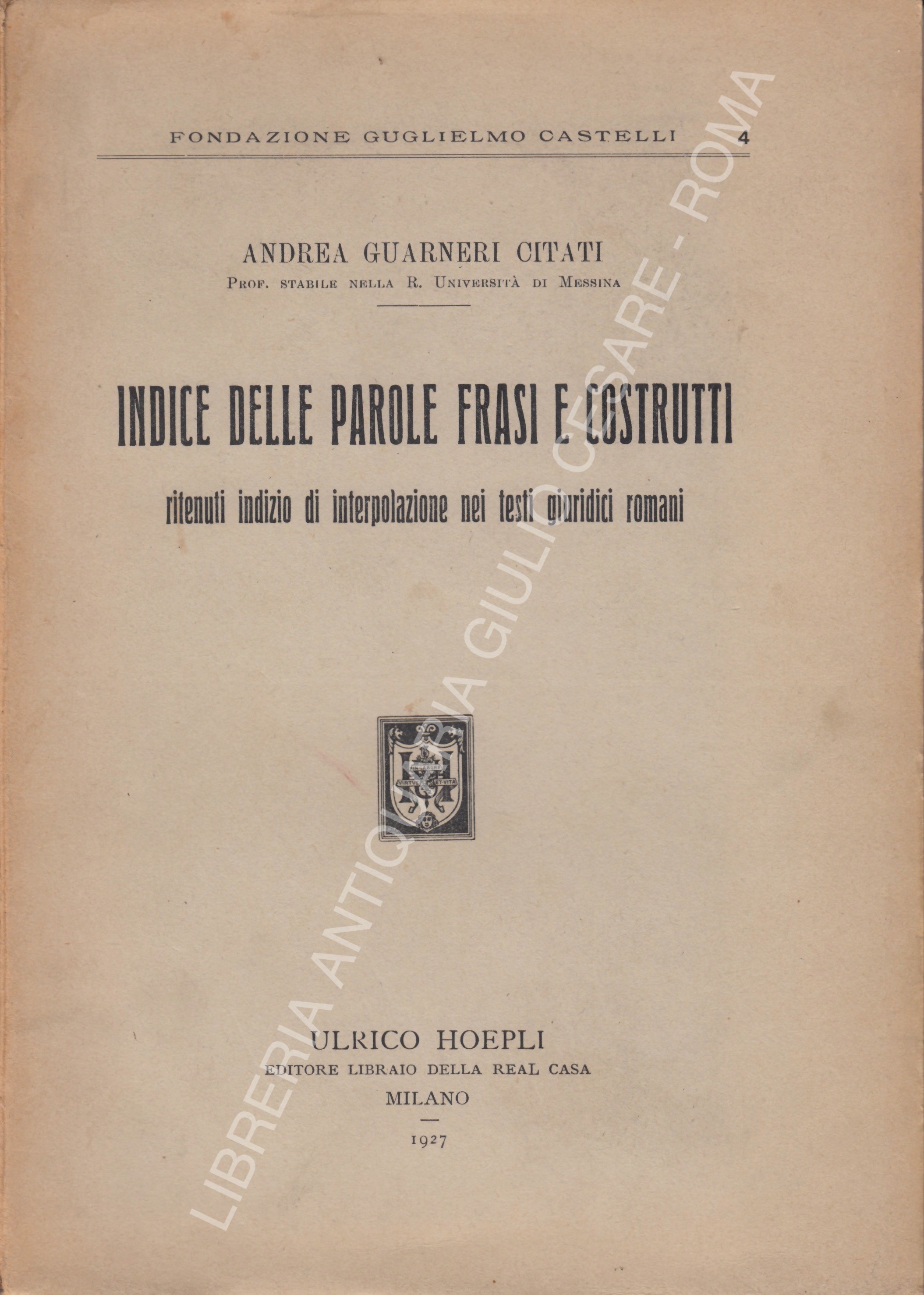 Indice delle parole frasi costrutti