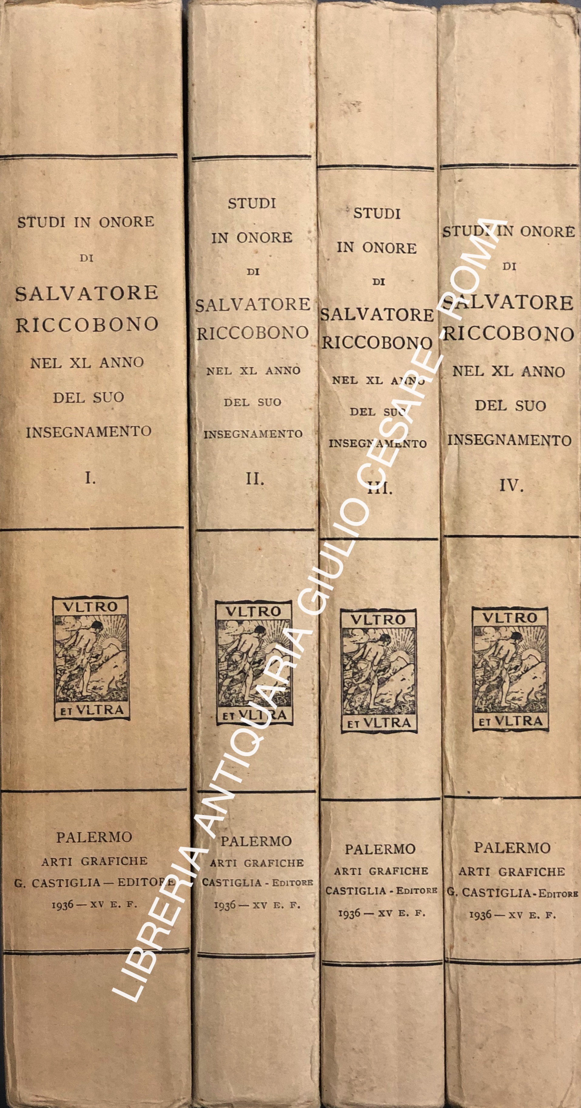 Studi in onore di Salvatore Riccobono