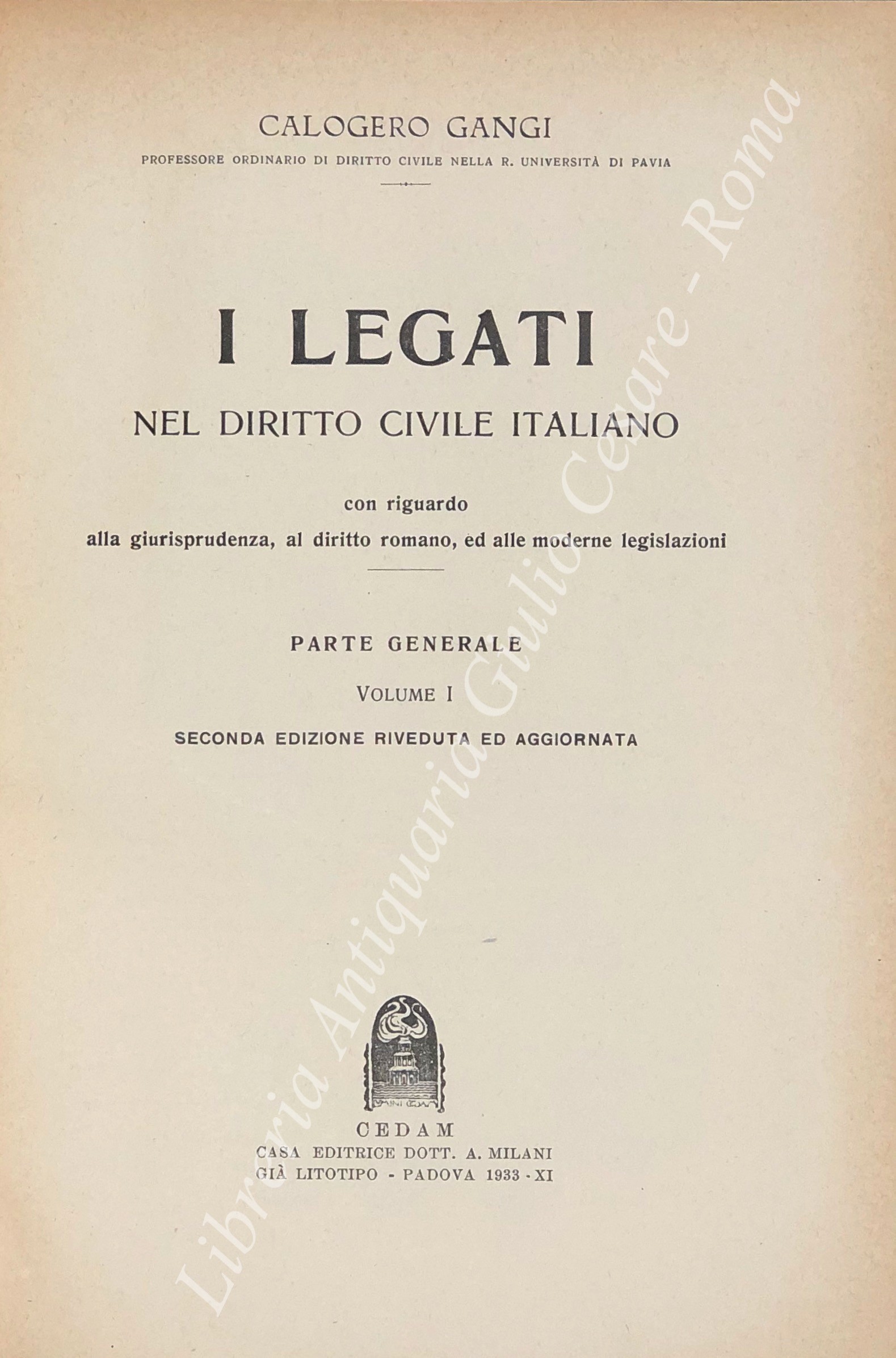 I legati nel diritto civile italiano