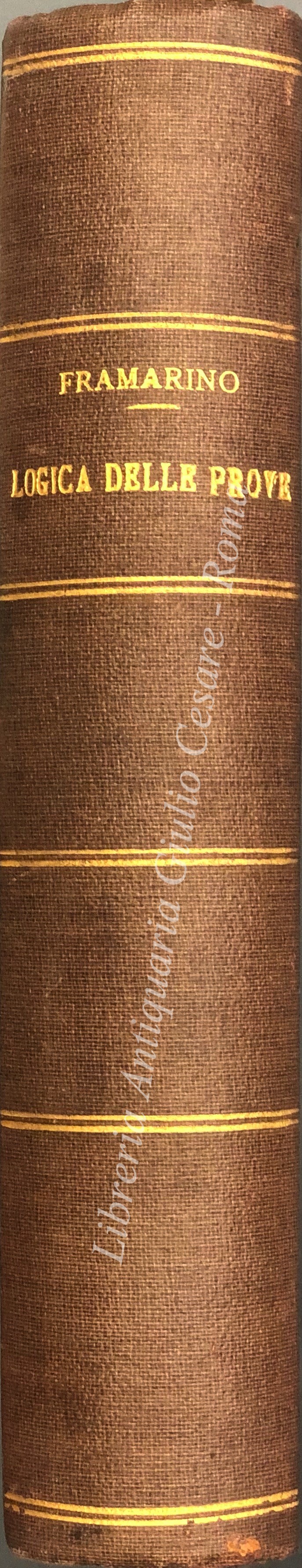 La logica delle prove in criminale