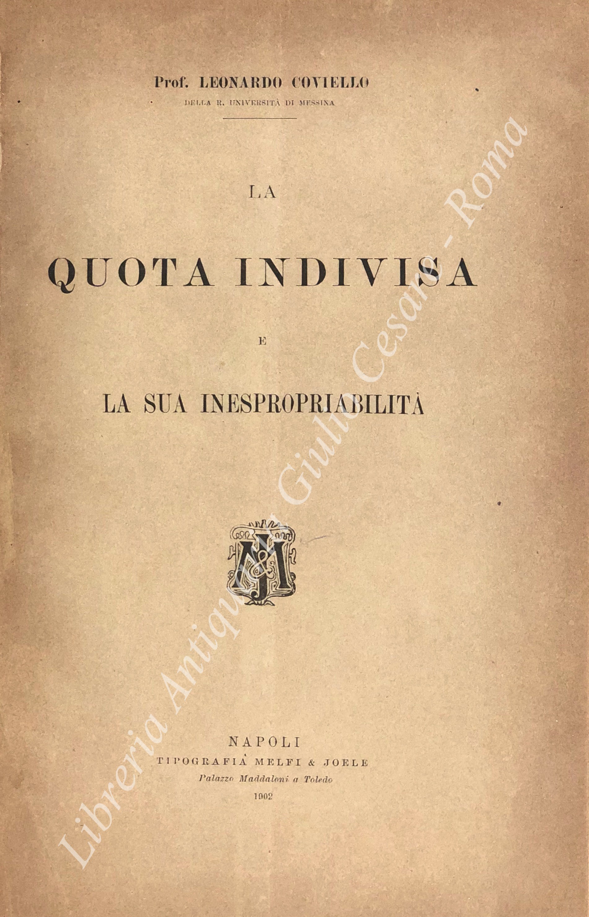 La quota indivisa