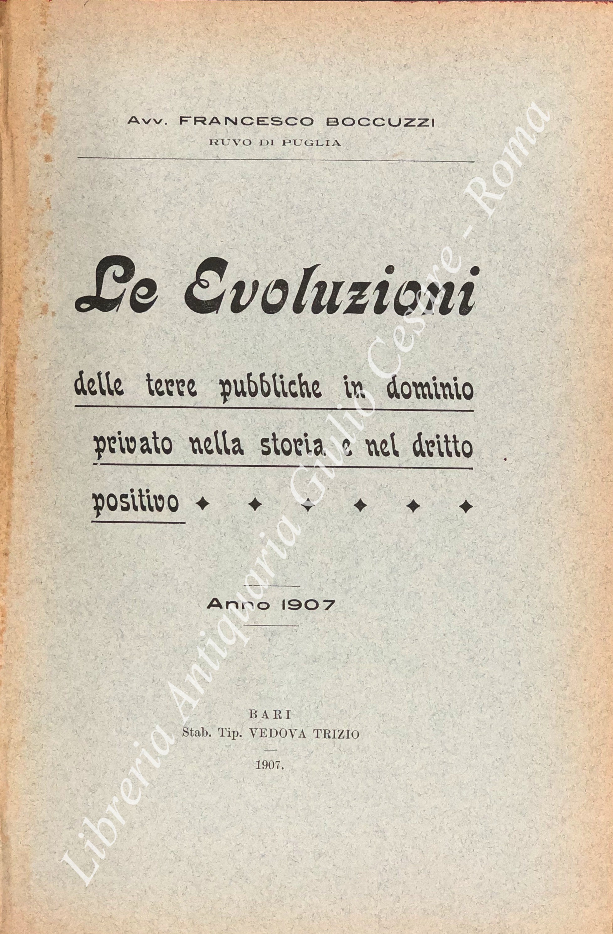 Le evoluzioni delle terre pubbliche