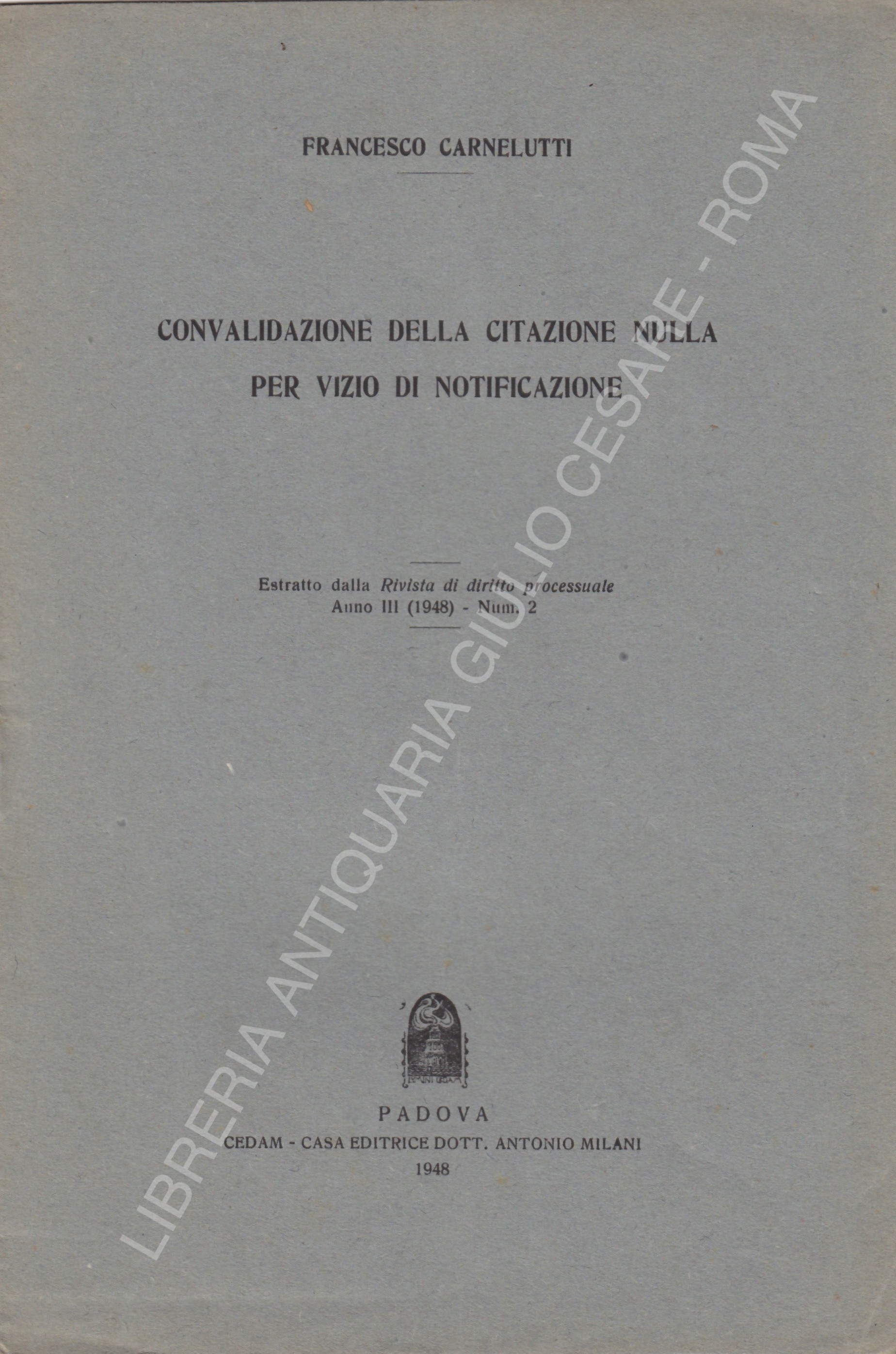 Convalidazione della citazione