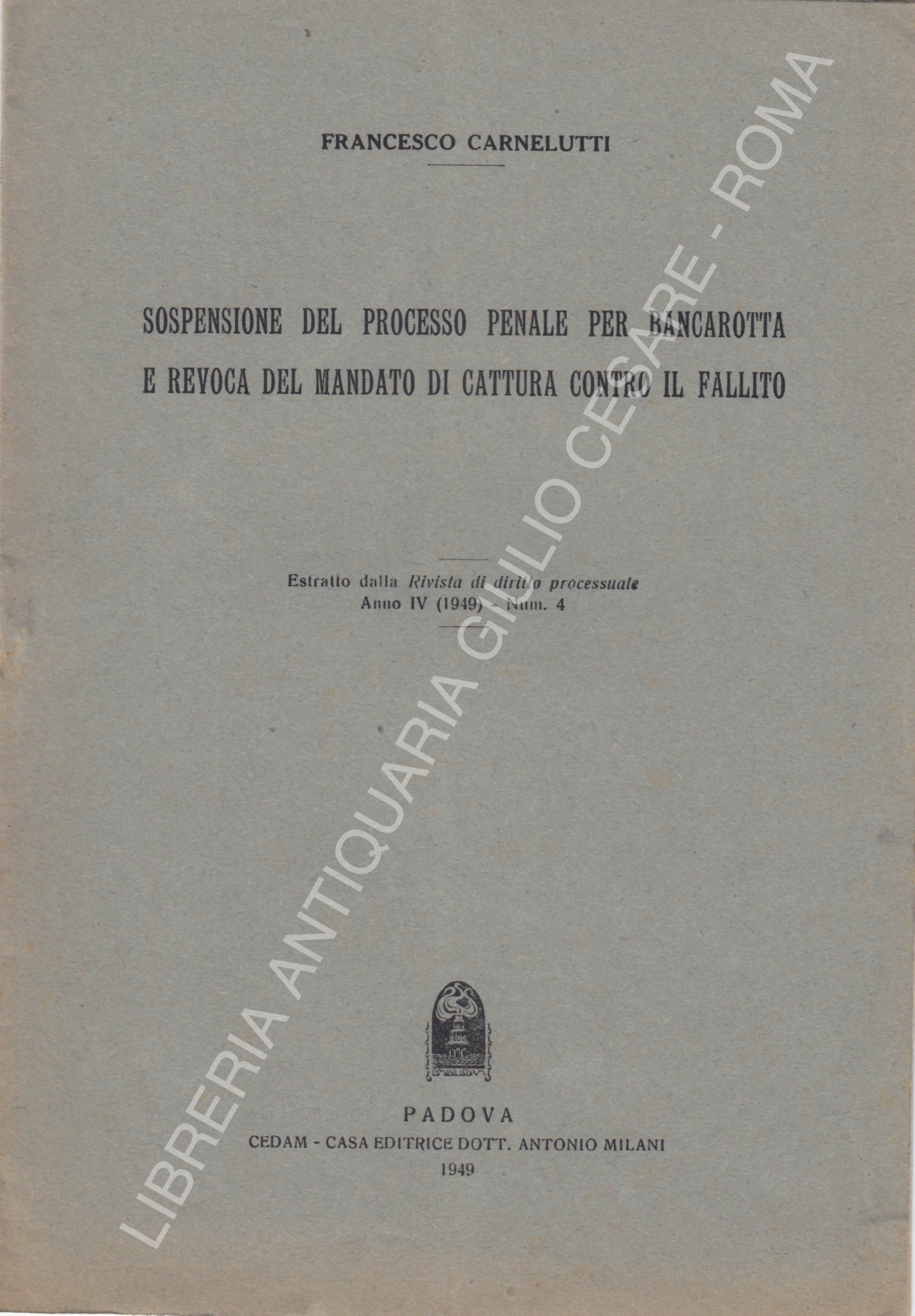 Sospensione del processo penale