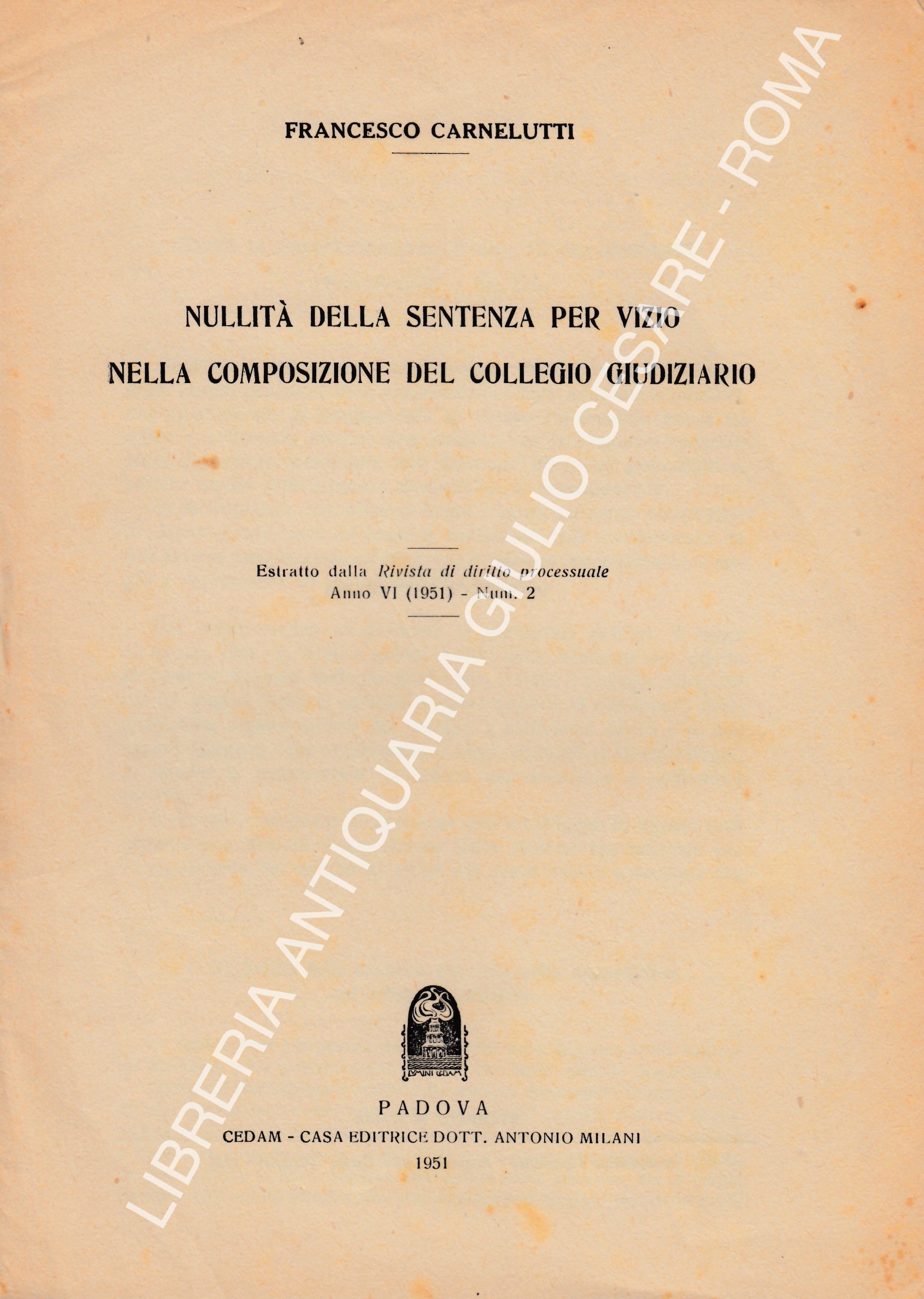 Nullità della sentenza
