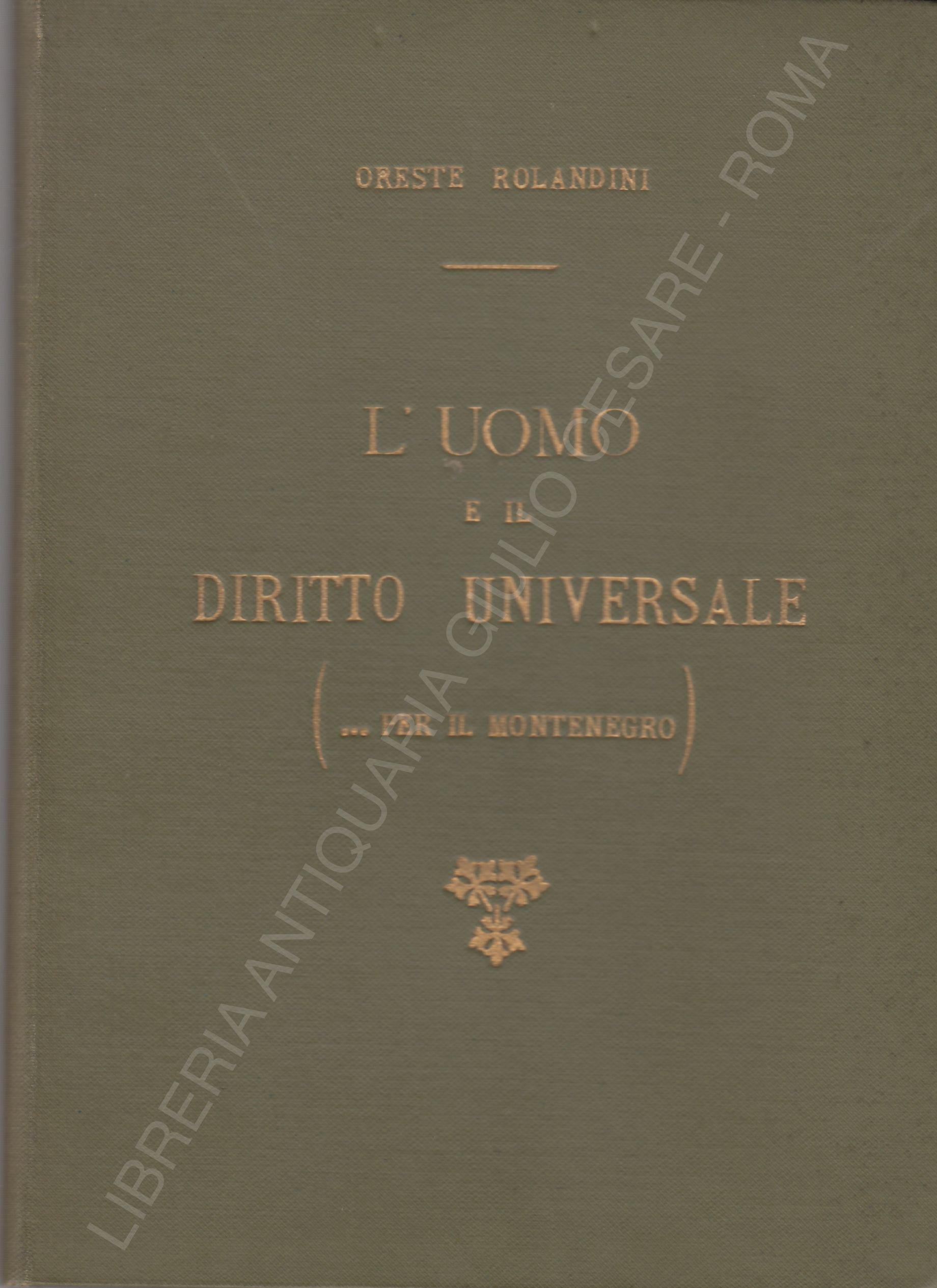 L'uomo e il diritto universale