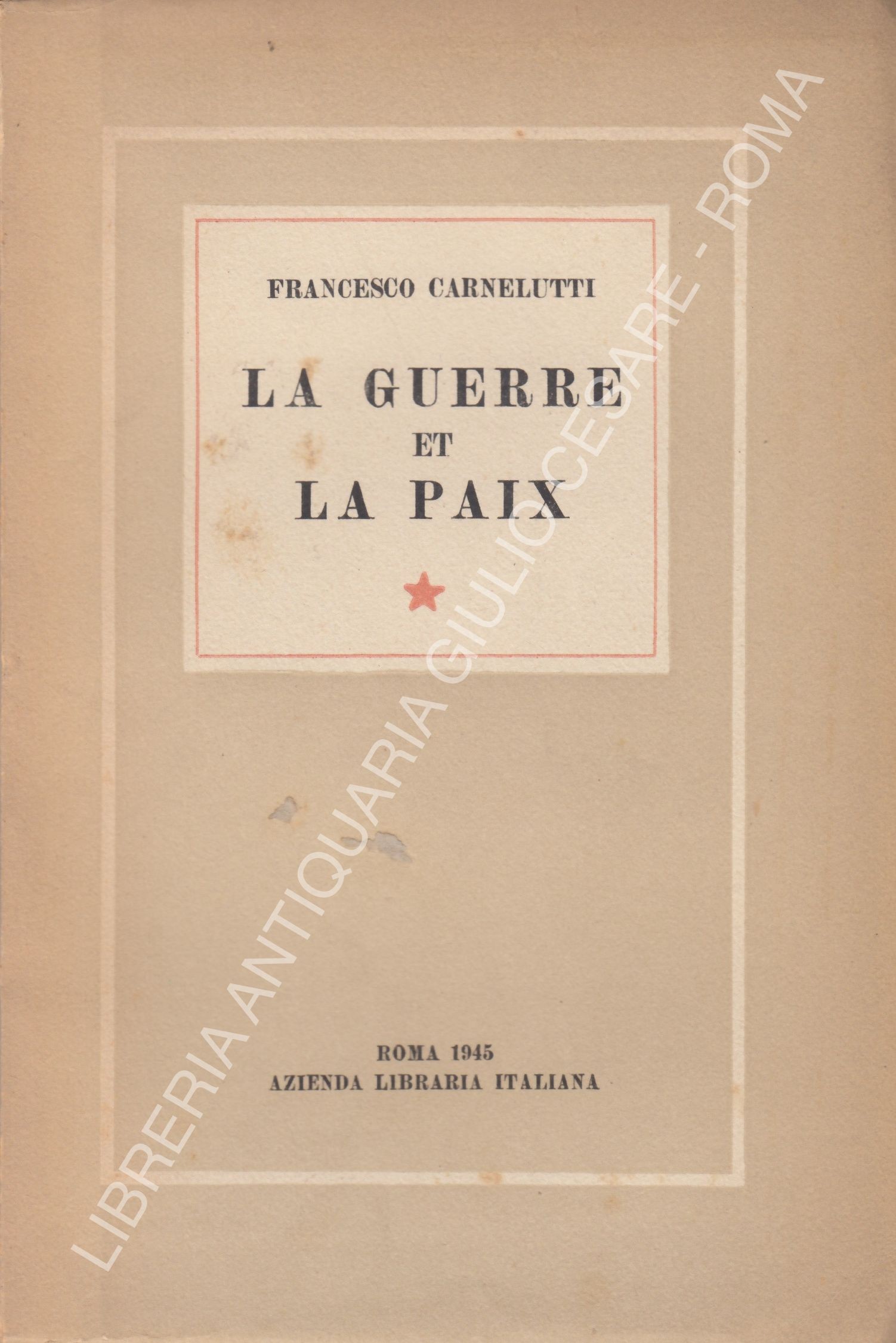 La guerre et la paix