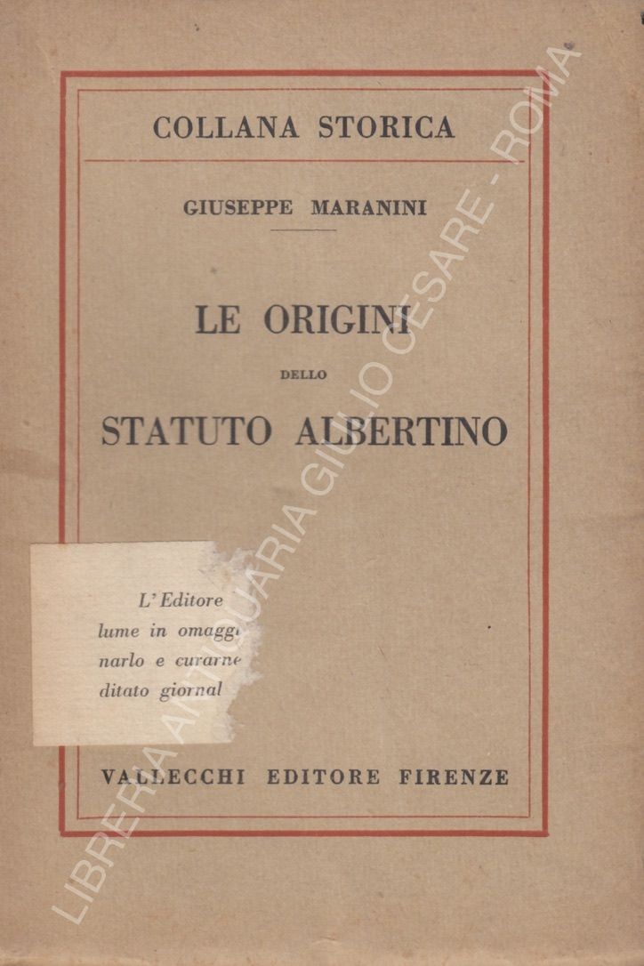 Le origini dello Statuto Albertino