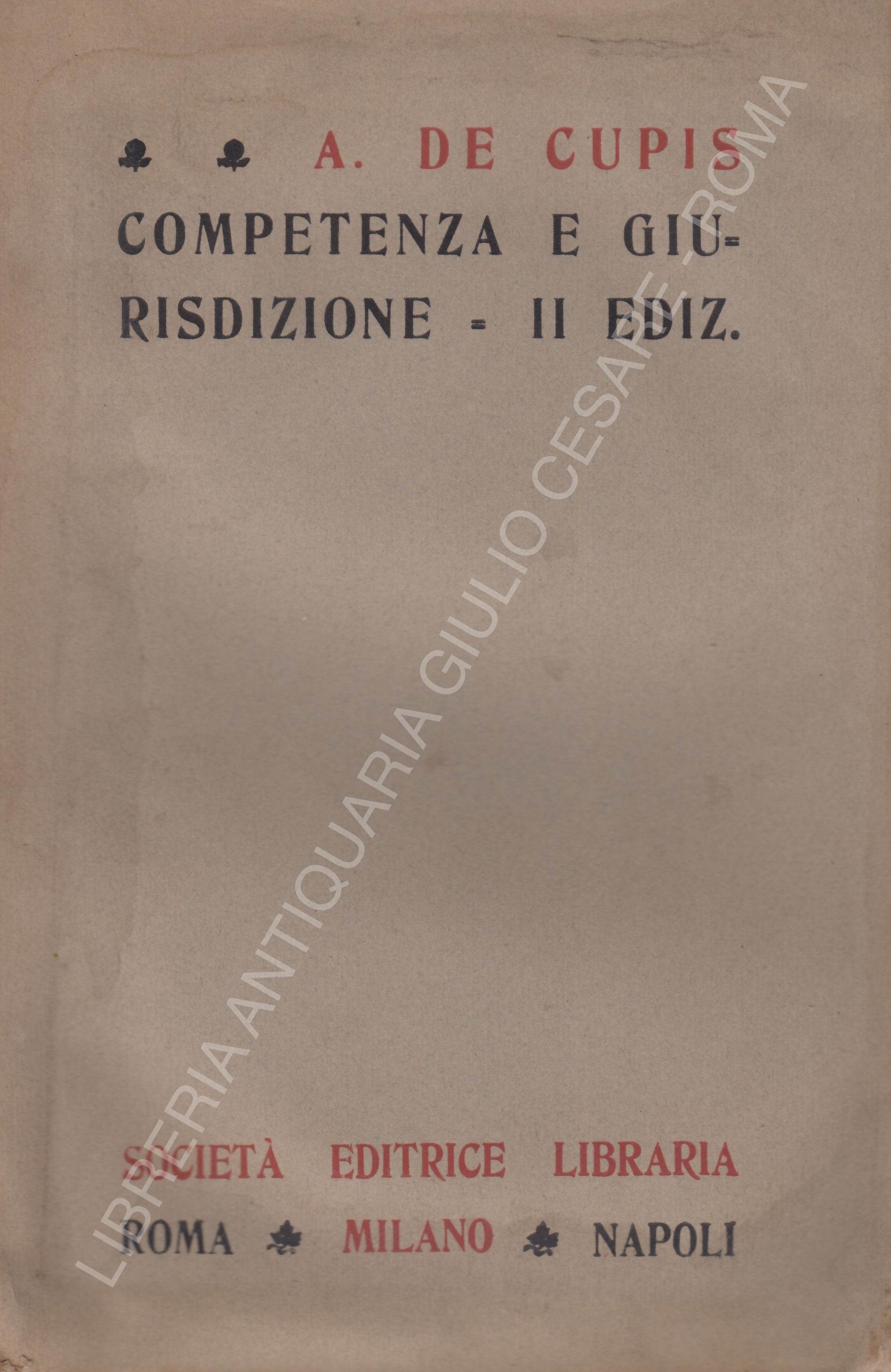 Competenza e giurisdizione