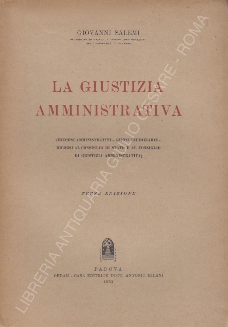 La giustizia amministrativa