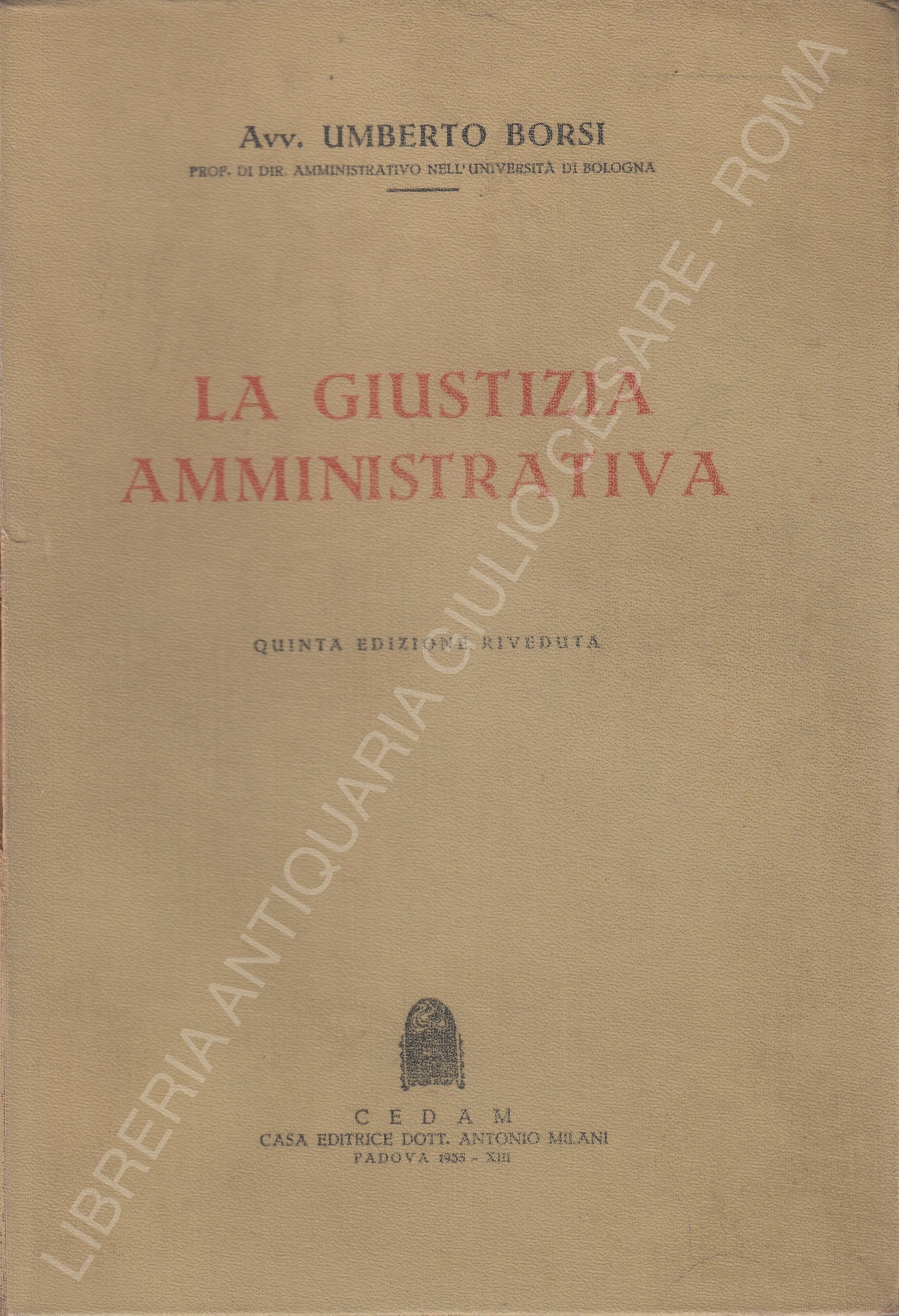 La giustizia amministrativa