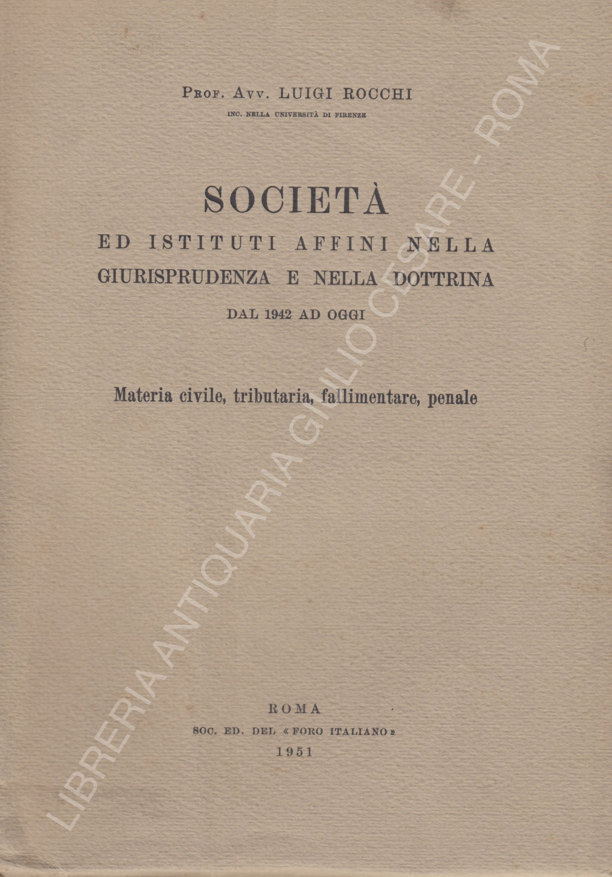 Società ed istituti affini