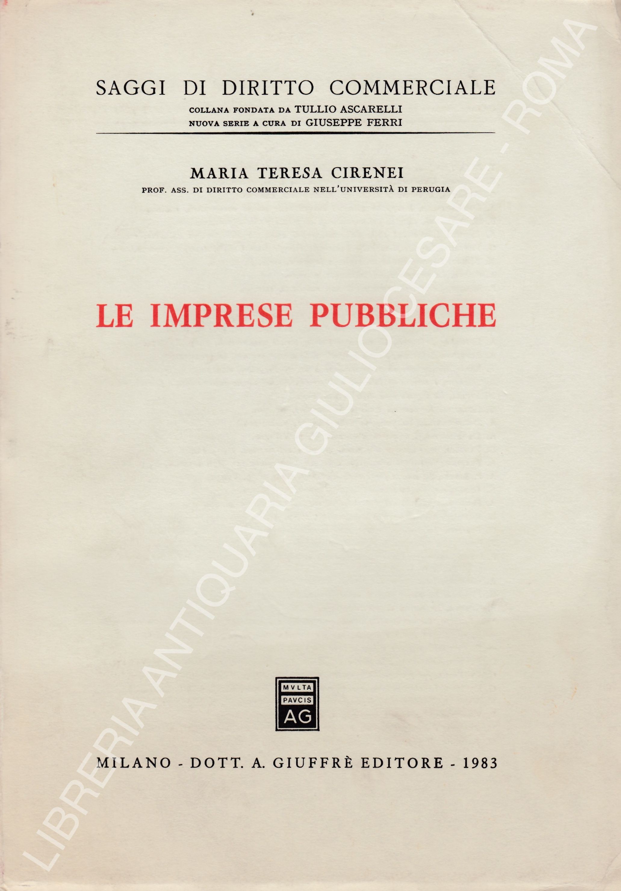 Le imprese pubbliche