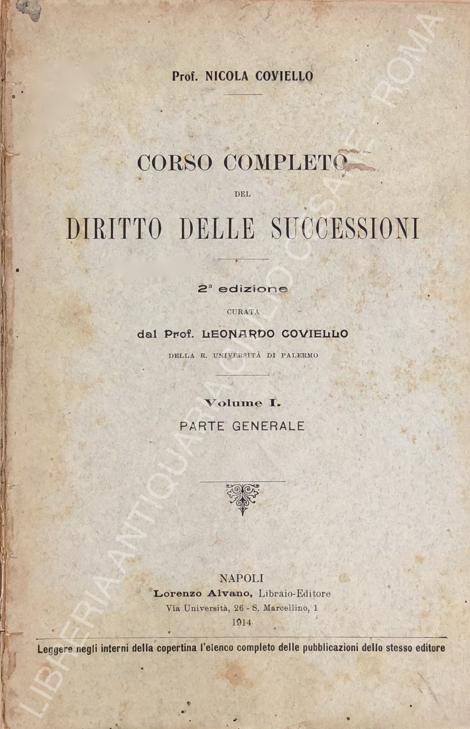 Corso completo del diritto delle successioni