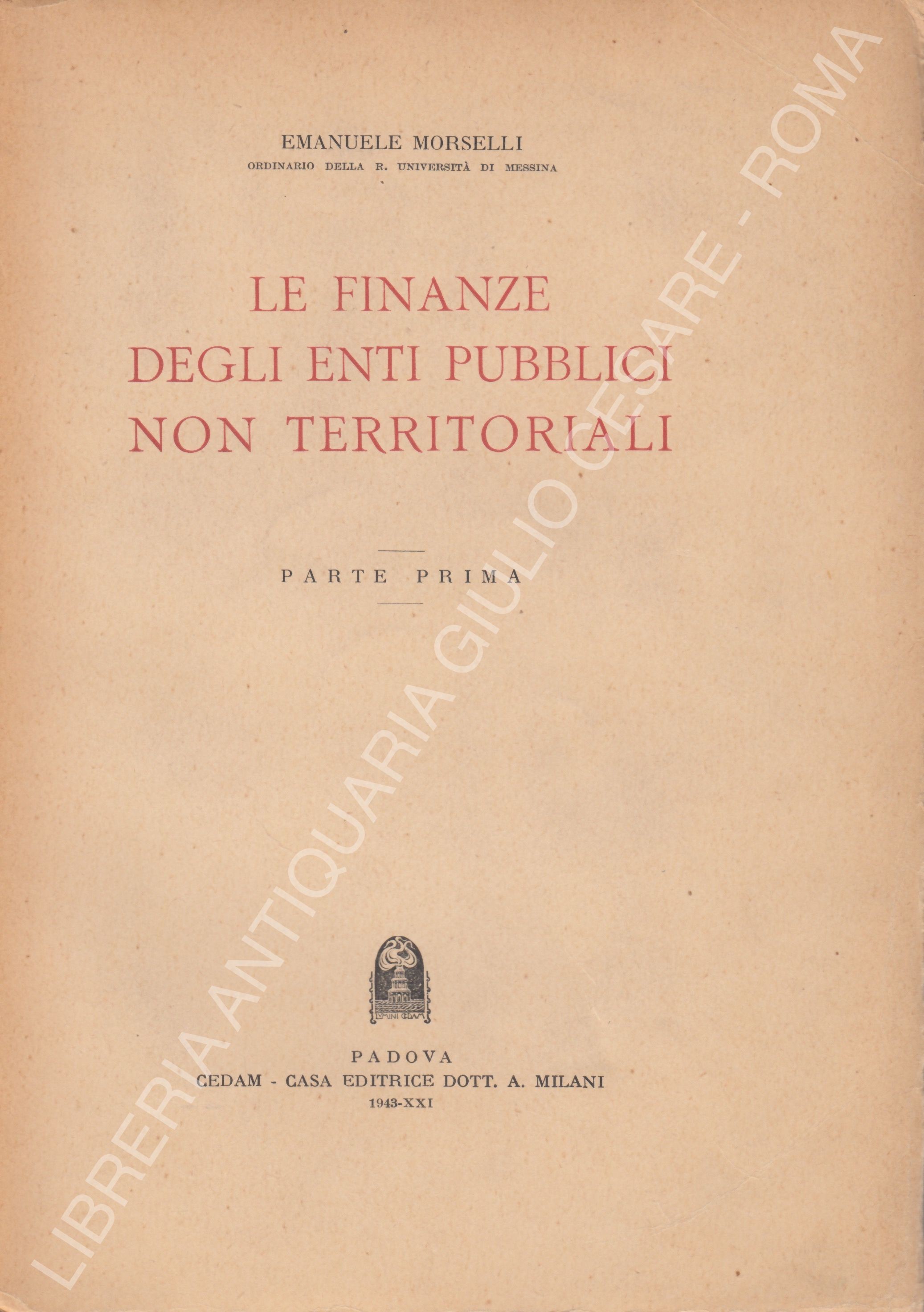 Le finanze degli enti pubblici