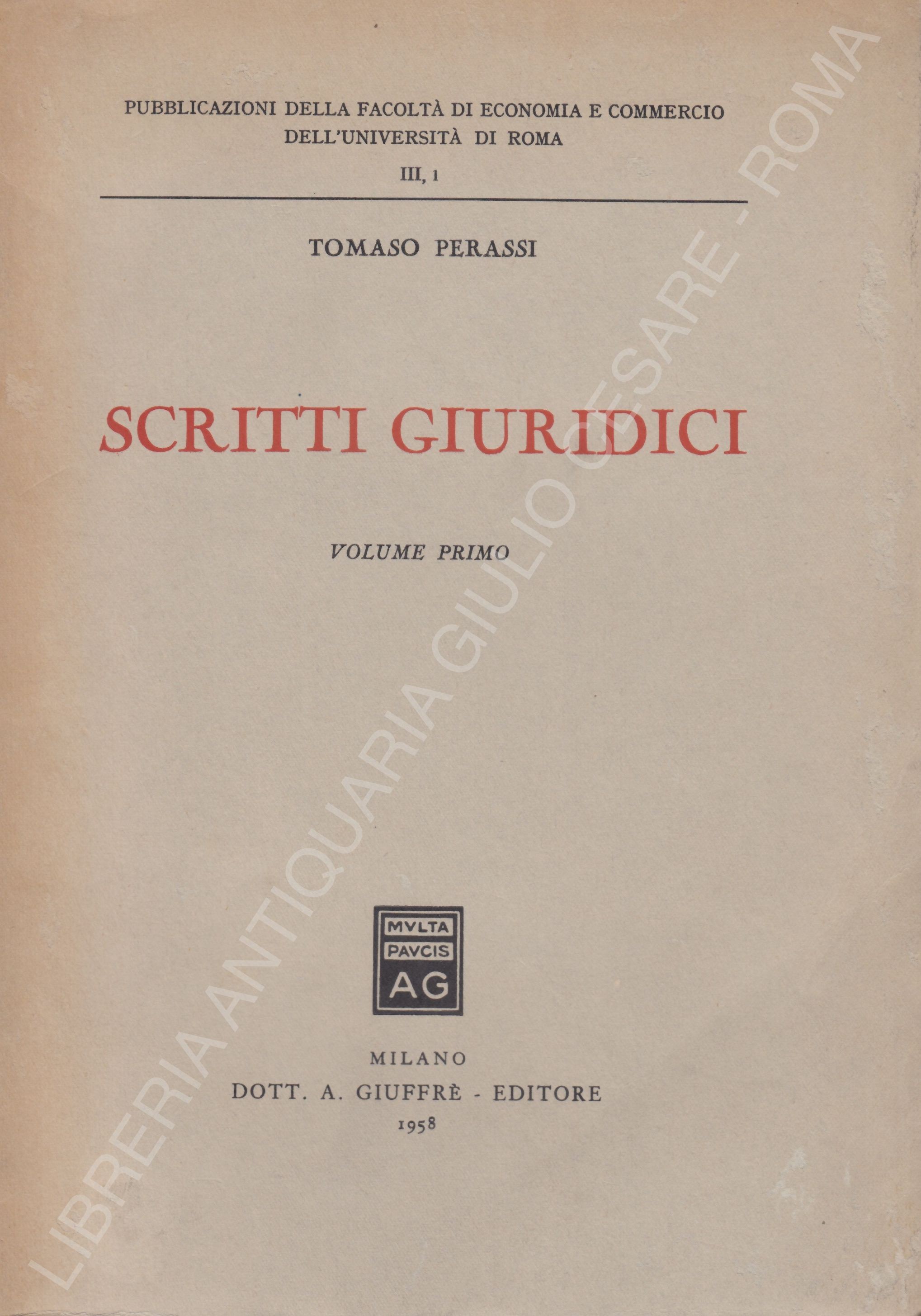 Scritti giuridici