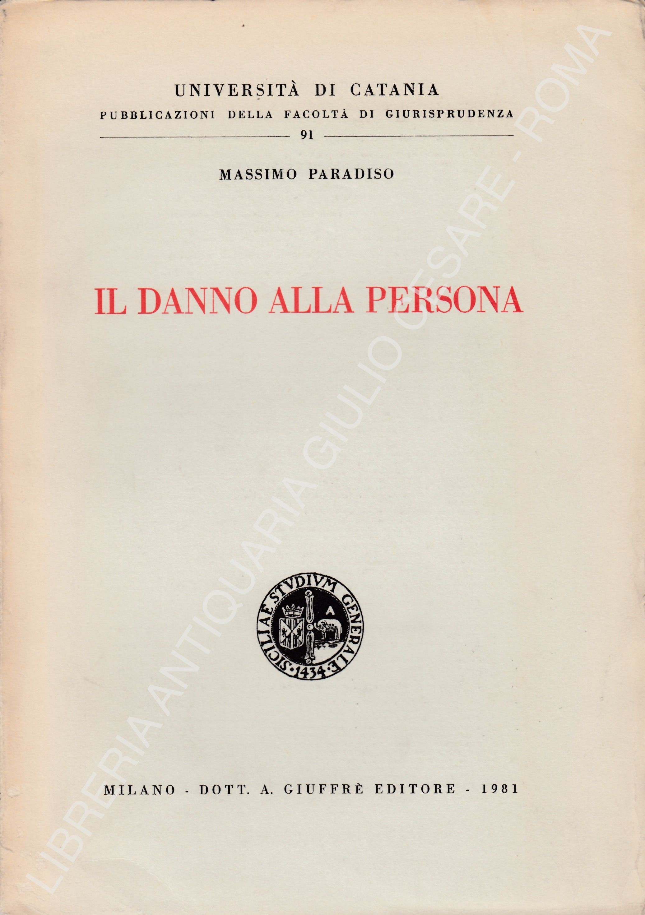 Il danno alla persona