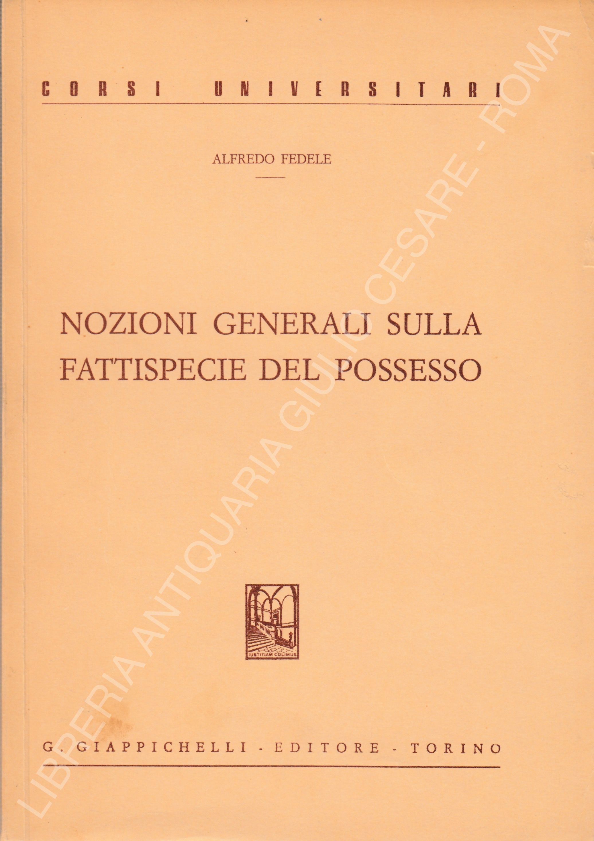 Nozioni generali sulla fattispecie del possesso