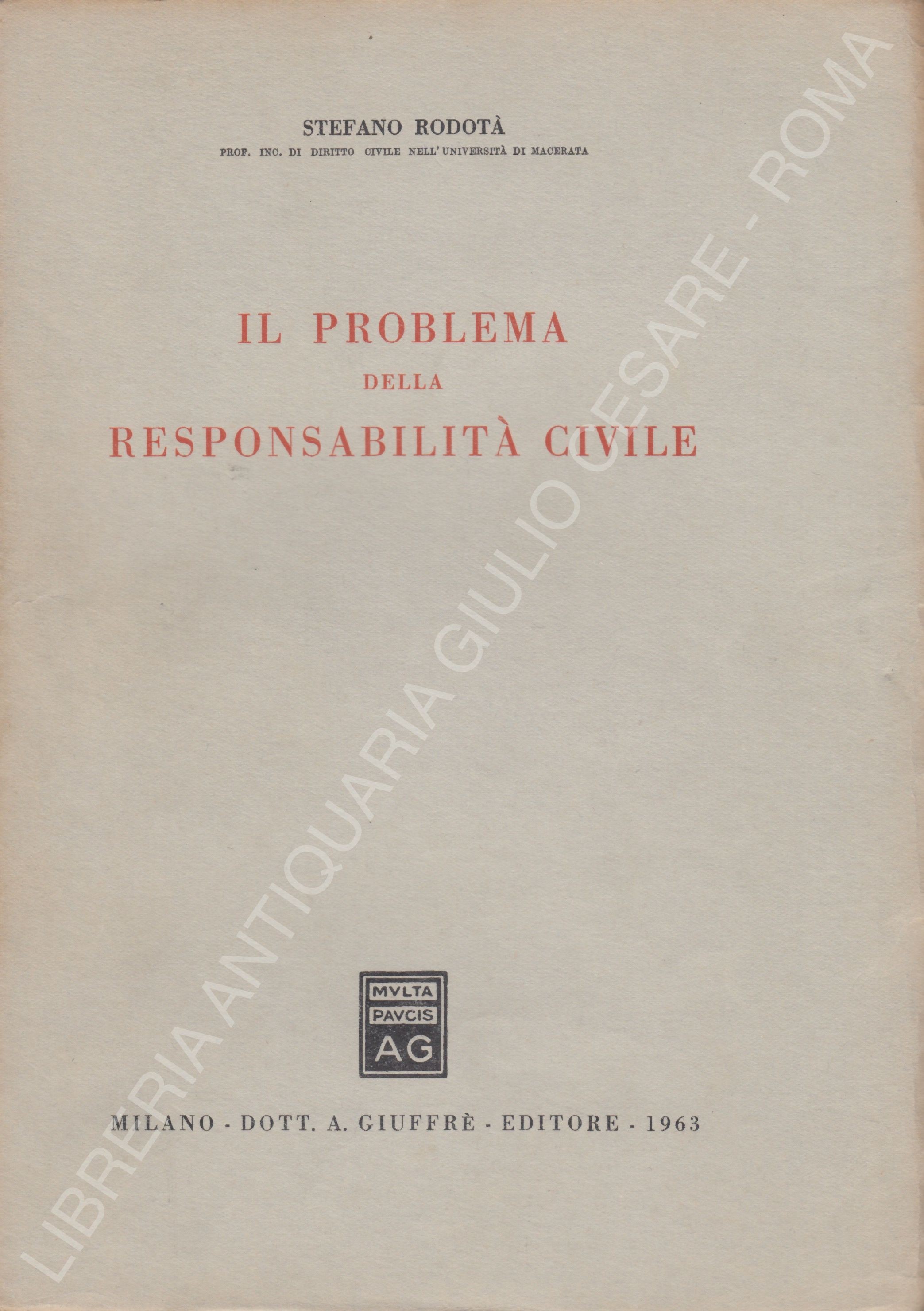 Il problema della responsabilità civile