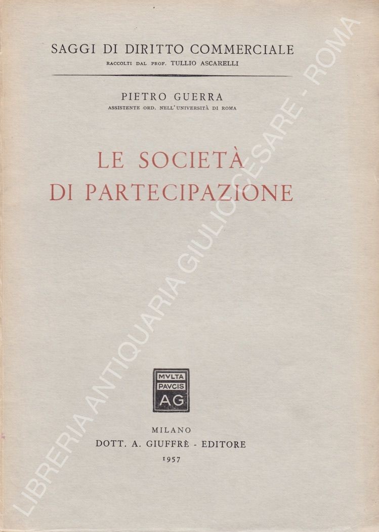Le società di partecipazione