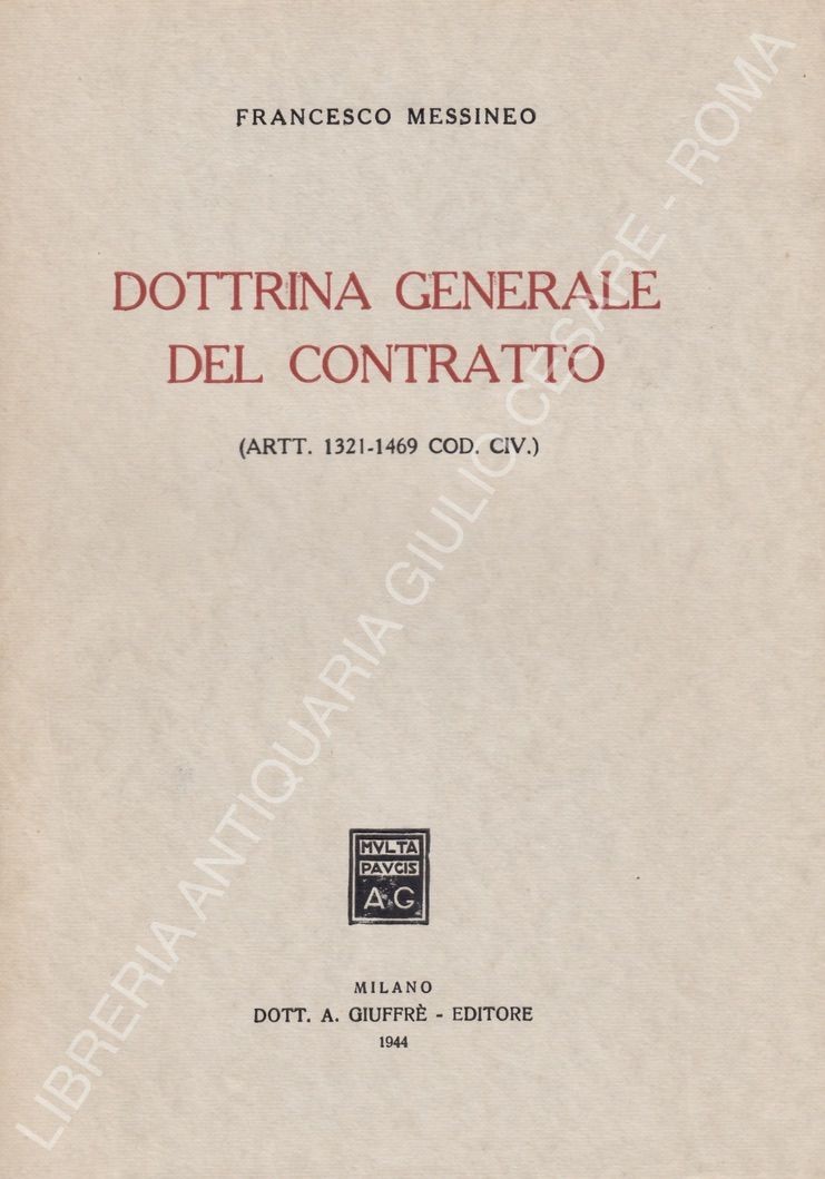 Dottrina generale del contratto