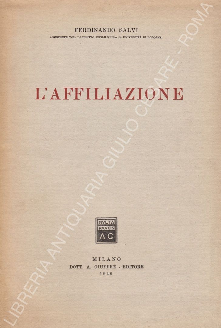 L'affiliazione