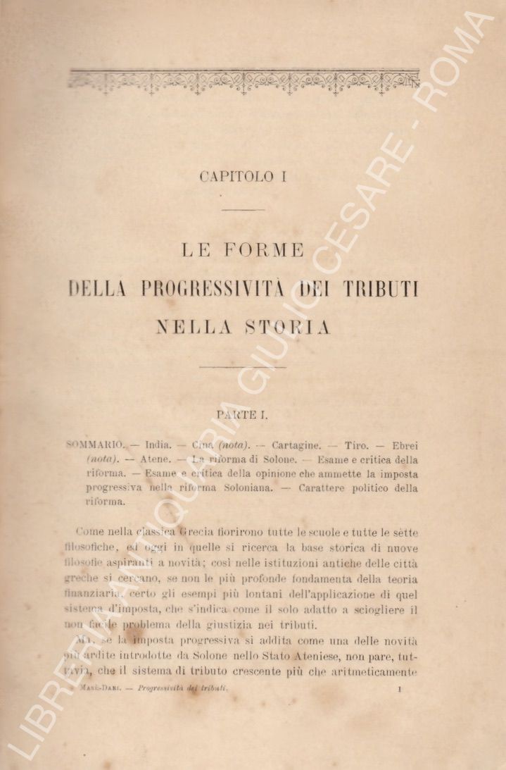 La imposta progressiva