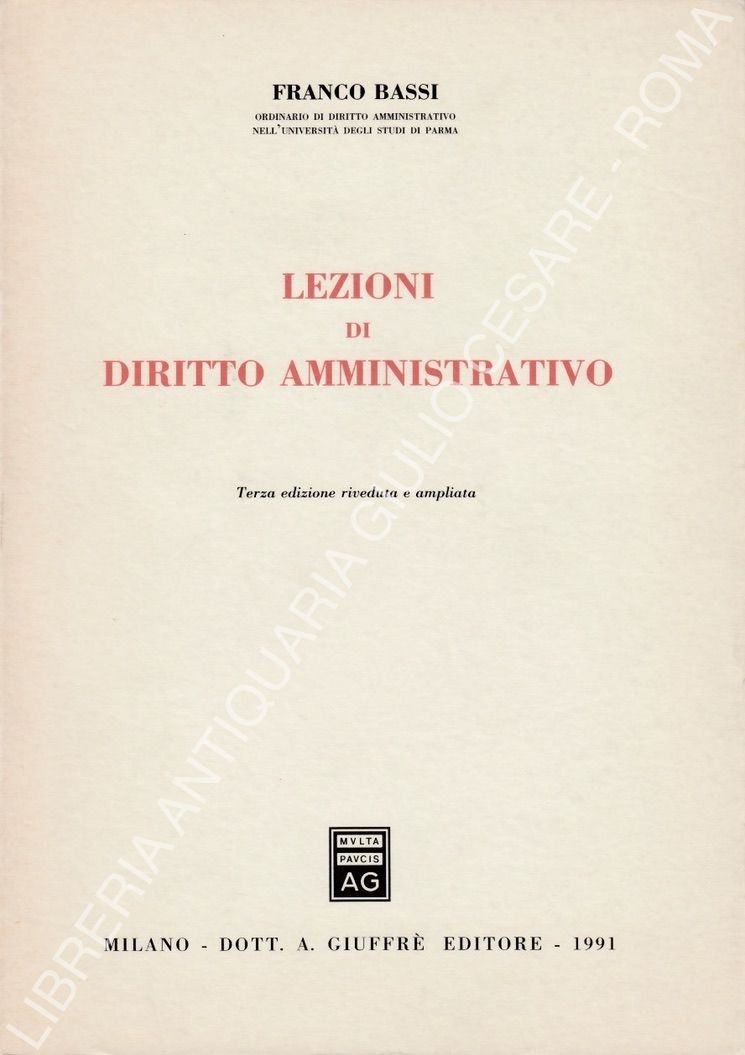Lezioni di diritto amministrativo