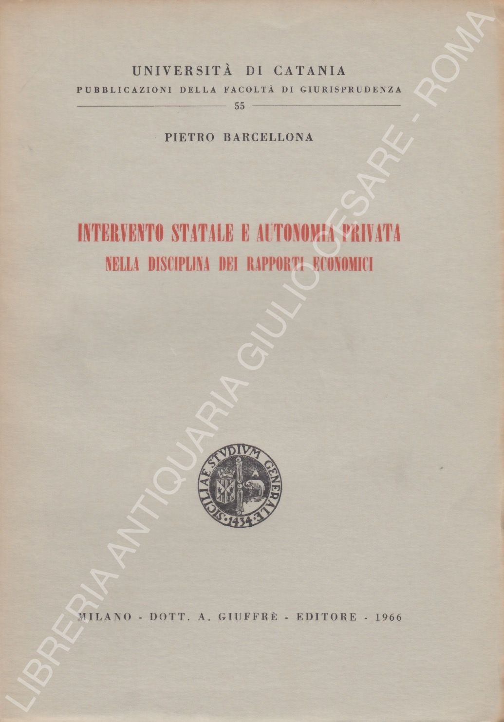 Intervento statale e autonomia privata